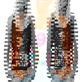 It's My 9Th Birthday Cat Lover 9 Years Old Girls Boys Women Tank Top - Thegiftio