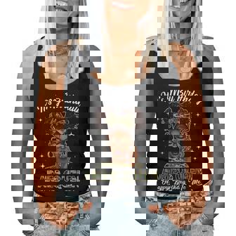 It's My Birthday Aries Queen Camo Bow Afro Black Girl Women Tank Top - Thegiftio