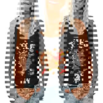 Its Leg Day Turkey Exercise Thanksgiving Boy Women Women Tank Top | Seseable CA