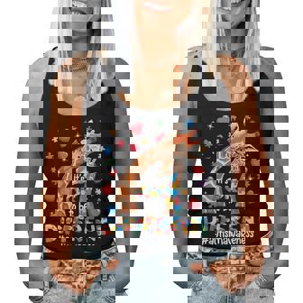 It's Ok To Be Different Autism Awareness Cute Giraffe Animal Women Tank Top - Monsterry