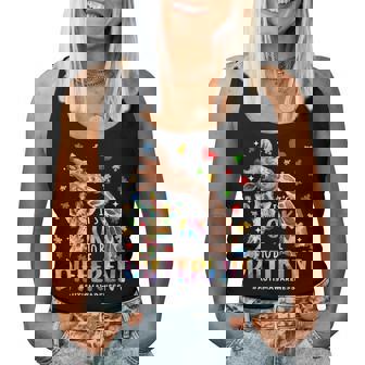 Its Ok To Be Different Autism Mom Mama Cute Giraff Autism Women Tank Top | Seseable CA