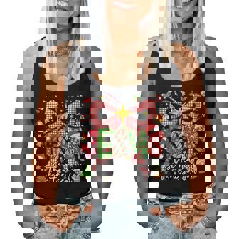 Jesus Is The Reason For The Season Christian Christmas Bow Women Tank Top - Thegiftio