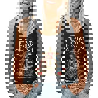 Jesus Is The Reason For The Season Christmas Xmas Christian Women Tank Top - Thegiftio