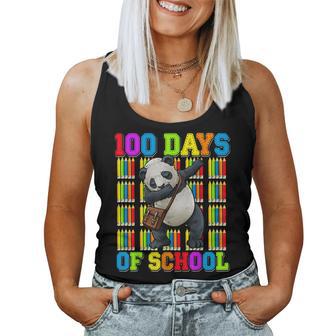 Joyeux 100 Jours D'école 100 Jours Plus Intelligent Dabbing Panda Débardeur pour femme - Cadeauxyz