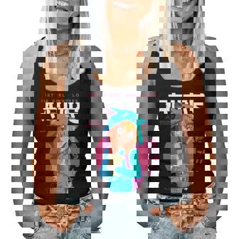 Just A Girl Loves アニメ ラーメン スケッチ オタク少女アニメ 長袖tシャツ レディースタンクトップ - Kawaiitshirt