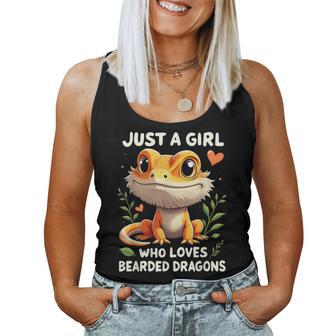 Just A Girl Who Loves Bearded Dragons Women Tank Top | Seseable UK