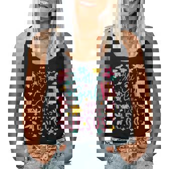 Just A Girl Who Loves Jesus Religious Christian Floral Boho Women Tank Top - Thegiftio