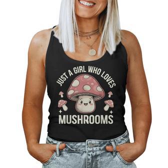 Juste Une Fille Qui Aime Les Champignons Débardeur pour femme - Cadeauxyz