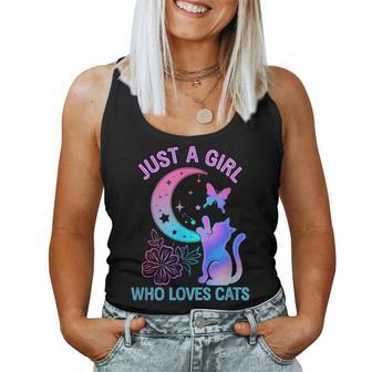 Juste Une Fille Qui Aime Les Chats Débardeur pour femme - Cadeauxyz