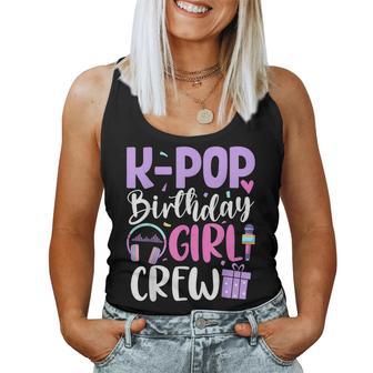 K Pop Birthday Girl Crew Korean Pop Birthday Party Women Tank Top - Thegiftio UK