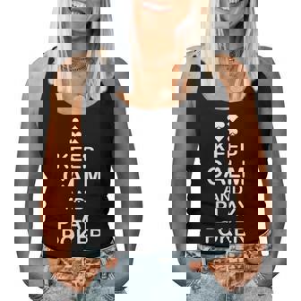 Keep Calm And Play Poker Casino Jeux De Cartes De Jeu Débardeur pour femme - Cadeauxyz