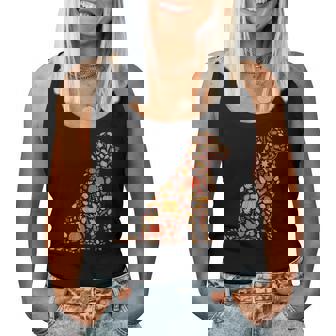 Labrador Retriever Fall Dog Autumn Leaves Thanksgiving Women Tank Top - Thegiftio