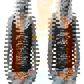 Las Leyendas De Abril 1963 Hombre 63 Años Cumpleaños Camiseta sin mangas para mujer - Regaloses