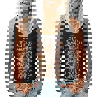 Let's Go Girls Cowgirl Boot Western Country Southern Women Tank Top - Monsterry