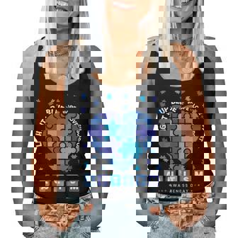 Light It Up ブルー 自閉症啓発 男性 女性 キッズ レディースタンクトップ - Kawaiitshirt