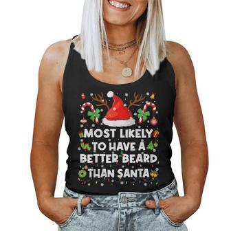 Most Likely To Take Too Many Pictures Christmas Women Women Tank Top - Thegiftio UK
