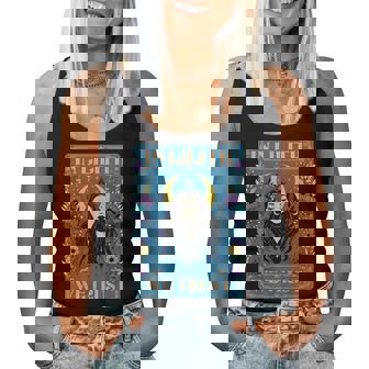 Lilith Goddess Floral Tarot Card In Lilith We Trust Women Tank Top | Mazezy