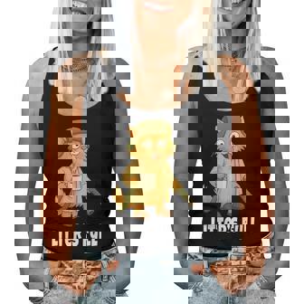 Litter's Full Parody Outfit Sarcastic Christmas Cat Women Tank Top - Thegiftio