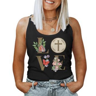 Love Eucharist 1St First Communion Christian Girls Women Tank Top - Thegiftio UK