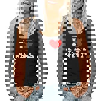 I Love Nana 私は愛する Nana レディースタンクトップ - Kawaiitshirt
