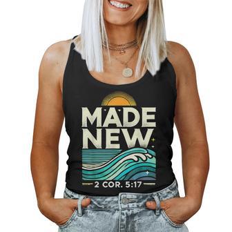 Made New Baptism Christian For Youth Baptized Women Tank Top - Thegiftio UK