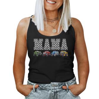 Mama Family Crew Monster Truck Lover Birthday Matching Women Tank Top - Thegiftio UK