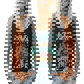 Mama Of Happy Camper 1St Birthday Party Retro Mama Women Tank Top | Mazezy