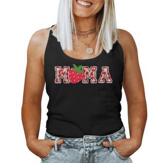 Mama Strawberry Birthday Women Tank Top - Thegiftio UK