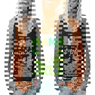 Mama Of The Three Rex Birthday Dinosaur Family Matching Women Tank Top - Thegiftio