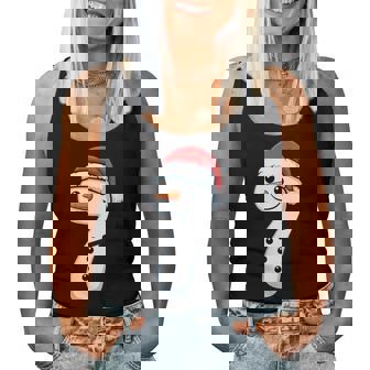 Matching 67 Snowman Couple Christmas Meme Number 7 Women Tank Top - Monsterry