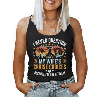 Matching Couples Cruise Candy Husband And Wife Cruise Women Tank Top | Seseable FR