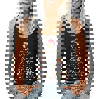 Math Equation Merry Xmas 2025 Season Teacher Christmas Tree Women Tank Top | Seseable CA