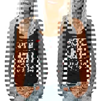 Do The Math Teacher Christmas Holiday Joke Women Tank Top - Thegiftio