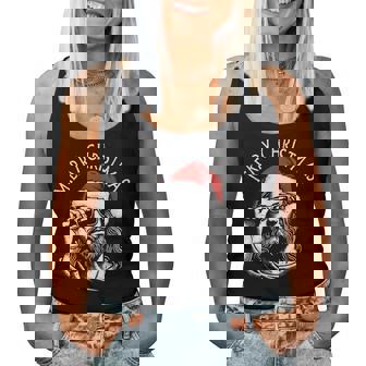 Merry Christmas Christian Jesus Pajamas Pjs Xmas Women Women Tank Top - Thegiftio