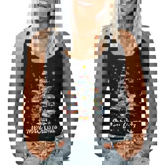 Merry Cruismas Cruise Ship Christmas Tree Pjs Xmas Women Women Tank Top - Thegiftio