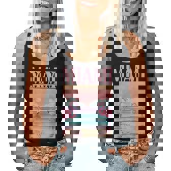 Miami Es Para Hombres Retro Florida Miami Camiseta sin mangas para mujer - Regaloses