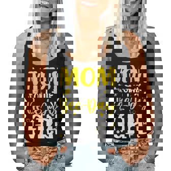 Mom Of The Bee Day Girl Birthday Party Family Matching Women Tank Top - Thegiftio