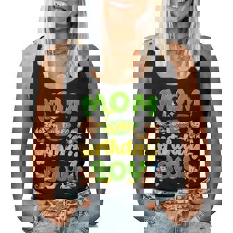 Mom Of The Birthday Boy Monkey Family Matching Party Women Tank Top - Thegiftio