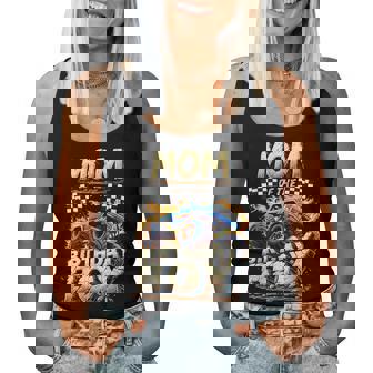 Mom Of The Birthday Boy Monster Truck Family Matching Party Women Tank Top | Seseable UK