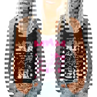 Mom Of The Birthday Girl Cat Kitty Family Matching Women Tank Top - Monsterry