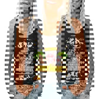 Mom And Dad Of The Birthday Boy Farm Family Matching Party Women Tank Top - Thegiftio