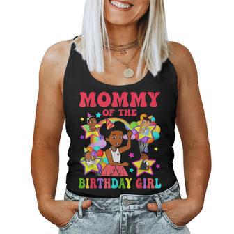 Mommy Of Birthday Girl Gracie Pink Doll Family Decorations Women Tank Top - Thegiftio