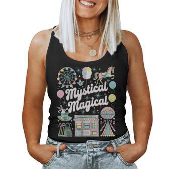 Mystical Magical Retro Aesthetic Space Women Women Tank Top | Seseable CA