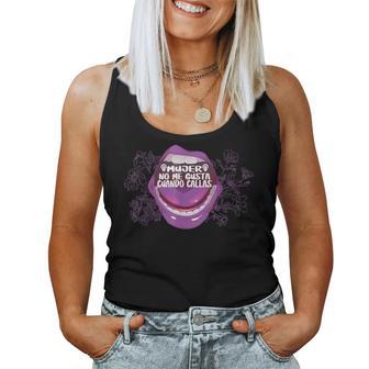 No Me Gusta Cuando Callas 8 Marzo Día De La 8M F Camiseta sin mangas para mujer - Regaloses