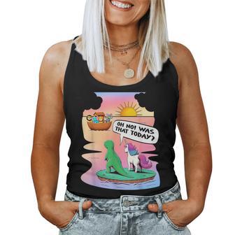 Noah Ark Unicorn Dinosaur Christian Jesus Catholics Bible Women Tank Top - Thegiftio