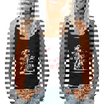 Noël Yoga Père Noël Mignon Fille Zen Poseacances Noël Fitness Débardeur pour femme - Cadeauxyz