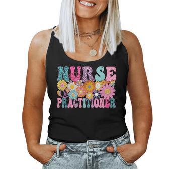 Nurse Practitioner Week Groovy Appreciation Day For Women Women Tank Top - Thegiftio UK