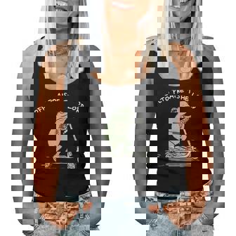 Off To Praise The Lord Christian Meme Frog Humor Women Tank Top | Seseable CA