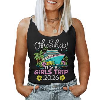 Oh Ship It’S A Girls Trip 2026 Cruise Women Tank Top - Thegiftio