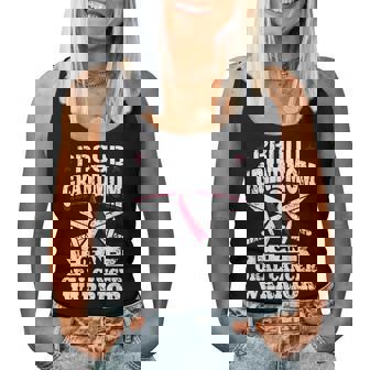 Oral Cancer Warrior Awareness リボン Proud Grandmom Of An Oral Cancer Warrior レディースタンクトップ - Kawaiitshirt